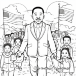 Celebrating Martin Luther King Jr. Day Coloring Pages 4