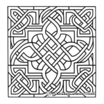 Celtic Knot Artistic Coloring Pages for Adults 1