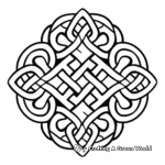 Celtic Knot Tattoo Coloring Pages 1
