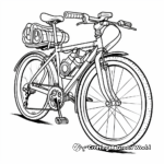 Challenging Touring Bike Coloring Pages 1