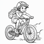 Challenging Touring Bike Coloring Pages 2