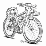 Challenging Touring Bike Coloring Pages 3