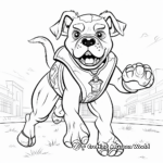 Champion Georgia Bulldog Coloring Pages 2