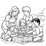 Charity Fundraising Coloring Pages 1
