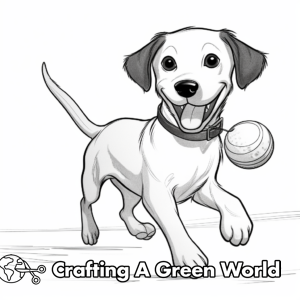 Black Lab Coloring Pages - Free & Printable!