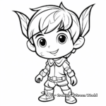 Charming Elf on the Shelf Coloring Pages 4