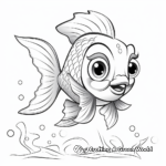 Charming Rainbow Fish Coloring Pages for Kids 4