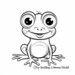 Charming Red Eyed Tree Frog Coloring Sheets 2