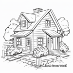 Charming Rustic Farmhouse Coloring Pages 3
