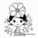 Charming Spring Flower Coloring Pages for March 1