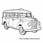 Charming Vintage Ambulance Coloring Pages 2