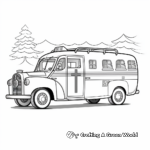 Charming Vintage Ambulance Coloring Pages 4