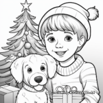 Cheerful Christmas Holiday Coloring Pages for Kids 2