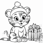 Cheerful Christmas Holiday Coloring Pages for Kids 3