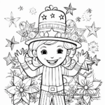 Cheerful Christmas Holiday Coloring Pages for Kids 4