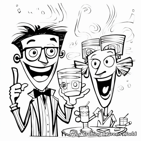New Years For Adults Coloring Pages - Free & Printable!