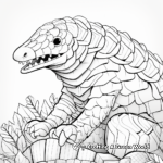 Cheerful Philippine Pangolin Coloring Pages 3