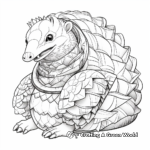 Cheerful Philippine Pangolin Coloring Pages 4