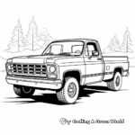 Chevrolet Silverado Pickup Truck Coloring Pages 3