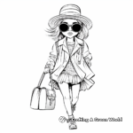 Chic 2023 Fashion Trends Coloring Pages 1