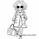 Chic 2023 Fashion Trends Coloring Pages 2