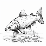 Child-Friendly Chum Salmon Coloring Pages 2