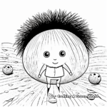 Child-Friendly Sea Urchin Coloring Pages 2