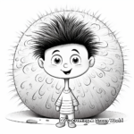 Child-Friendly Sea Urchin Coloring Pages 3