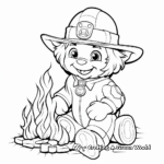 Child-Friendly Smokey the Bear Coloring Pages 1