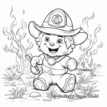 Child-Friendly Smokey the Bear Coloring Pages 4