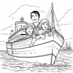 Child-Oriented Lifeboat Rescue Coloring Pages 1
