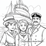 Children-Friendly Titanic Captain and Crew Coloring Pages 4