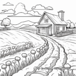 Children's Favorite Farmland Landscape Coloring Pages 2