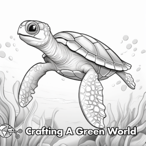 Sea Turtle Coloring Pages - Free &amp; Printable!