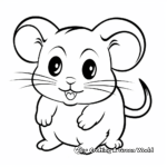 Chinese Hamster Coloring Pages for Beginners 2
