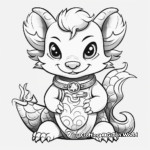 Chinese New Year Dragon Coloring Pages 2