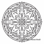 Christian Mandala Coloring Pages for Relaxation 1