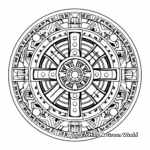 Christian Mandala Coloring Pages for Relaxation 2