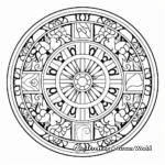 Christian Mandala Coloring Pages for Relaxation 3