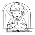 Christian Themed: Lord's Prayer Coloring Sheets 4