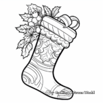 Christmas Stocking Coloring Pages for Middle School 3
