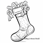 Christmas Stocking Coloring Pages for Middle School 4