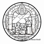 Church-Inspired Stained Glass Coloring Pages 4