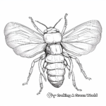 Cicada Shell Molt Coloring Pages 4