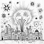 Cinco De Mayo Fireworks Coloring Pages 1