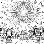 Cinco De Mayo Fireworks Coloring Pages 3