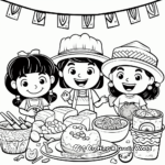 Cinco De Mayo Food Fiesta Coloring Pages for Foodies 3