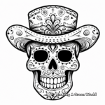 Cinco De Mayo Skull Art Coloring Pages for Artists 2