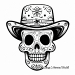 Cinco De Mayo Skull Art Coloring Pages for Artists 4