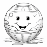 Classic Beach Ball Coloring Pages 4
